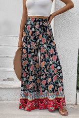 Amanda Floral High Waist Palazzo Pants