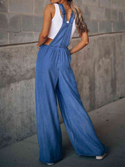 Soul Army Wide Leg Denim Overalls