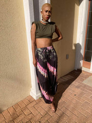 Cap Sleeve Crop Top T Shirt in Green - Granola Child