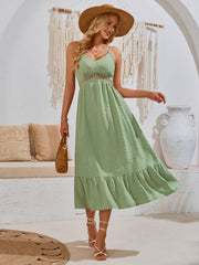 Marnie Swiss Dot V-Neck Cami Dress