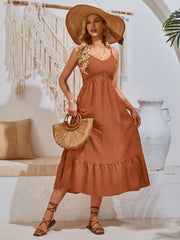 Marnie Swiss Dot V-Neck Cami Dress
