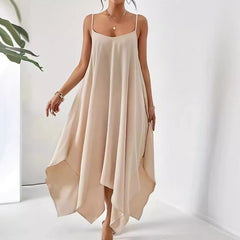 Tara Scoop Neck Midi Cami Dress