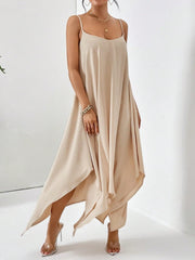 Tara Scoop Neck Midi Cami Dress