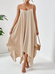 Tara Scoop Neck Midi Cami Dress