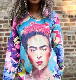 Frida in the Garden Button-up Blouse