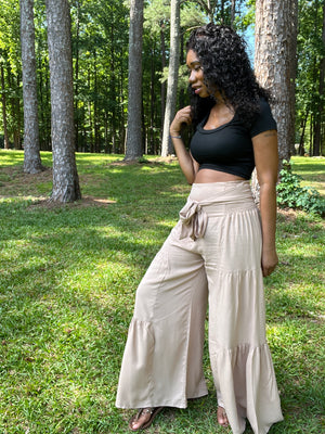 I Got You Square Neck Cropped T-Shirt