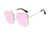 Square Bee Oversize Rimless Sunglasses - Granola Child