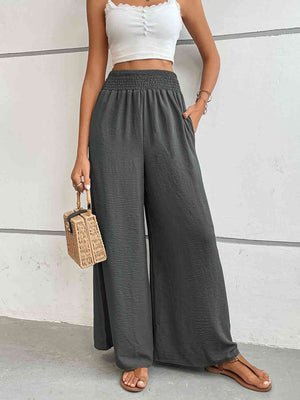 Natalya Wide Waistband Relax Fit Long Pants