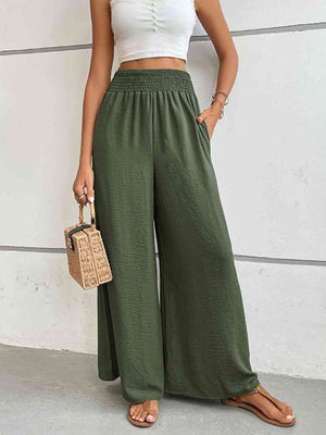 Natalya Wide Waistband Relax Fit Long Pants