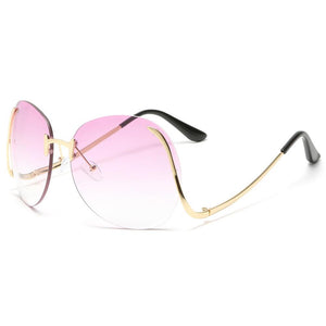 Biggy O Rimless Round Sunglasses - Granola Child