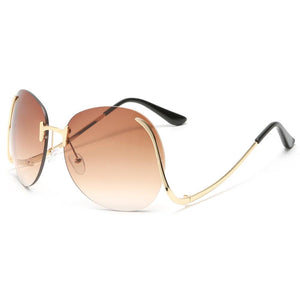 Biggy O Rimless Round Sunglasses - Granola Child