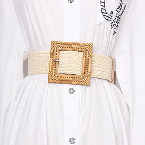 Seaside Boho Buckle Belt in Apricot - Granola Child