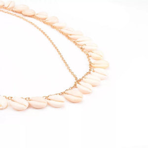Cowrie Shell Hair Jewelry chain  in gold