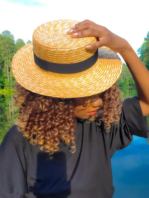 Billie Panama-Style Straw Hat - Granola Child