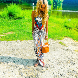 Twisted Bucket Bag in Brown
