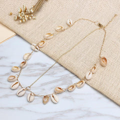 Cowrie Shell Hair Jewelry chain 