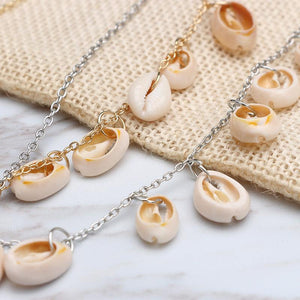 Cowrie Shell Hair Jewelry chain 