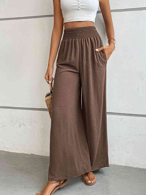 Natalya Wide Waistband Relax Fit Long Pants