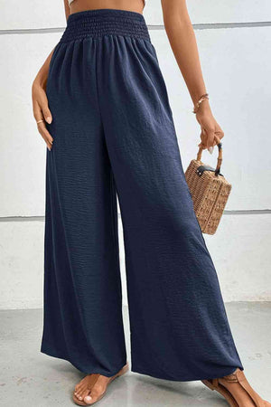 Natalya Wide Waistband Relax Fit Long Pants