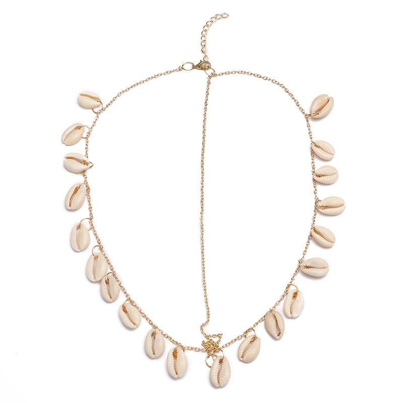 Cowrie Shell Hair Jewelry chain  
