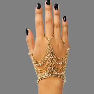 Bohemian Dance Finger Ring Hand Harness