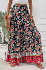 Amanda Floral High Waist Palazzo Pants