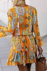 I Like It Flounce Sleeve Dress
