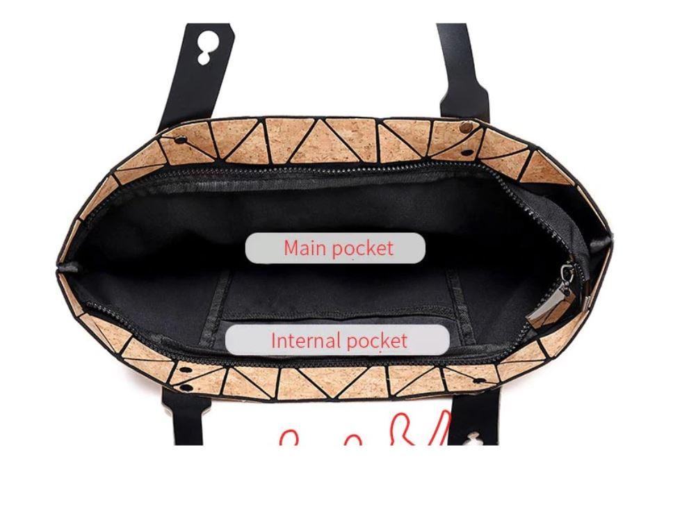 Diamante Geometric Cork Purse - Granola Child