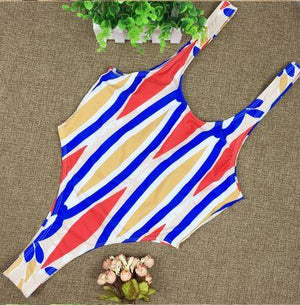 Fayola High-Cut Monokini Maillot - Granola Child