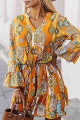 I Like It Flounce Sleeve Dress