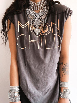 Moon Child Graphic Tee - Granola Child