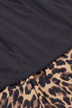 GC Curvy Cameron Leopard Print Midi Skirt