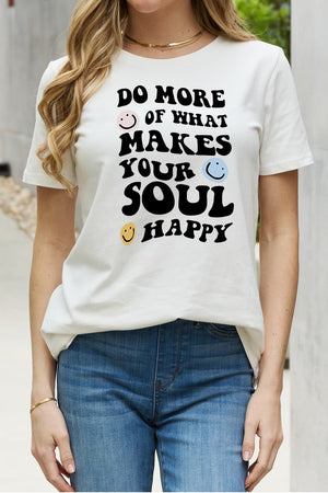 Soul Happy Cotton Tee by Simply Love