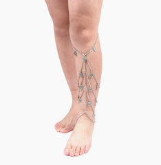 Multi-layer Coin Tassel Leg Chain - Granola Child