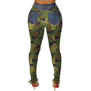 Salute Distressed Camo Pants - Granola Child