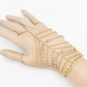 Bohemian Dance Finger Ring Hand Harness