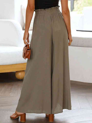 Celeste Drawstring Waist Wide Leg Pants