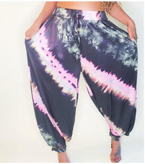 Free Spirit Tie Dye Harem Pants - Granola Child