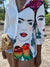Frida Kahlo Paradise Long Sleeve Button Up Blouse
