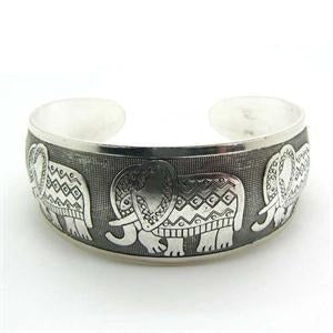 Tibetan Silver Gypsy Bangle Bracelet