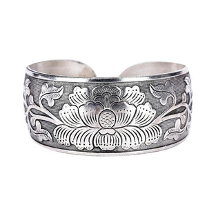 Tibetan Silver Gypsy Bangle Bracelet