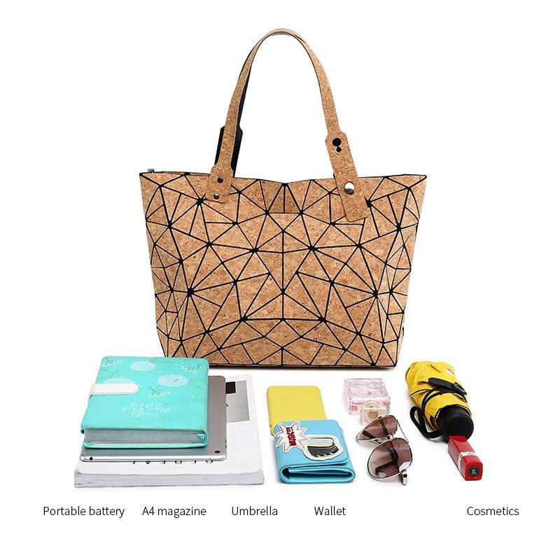 Diamante Geometric Cork Purse - Granola Child