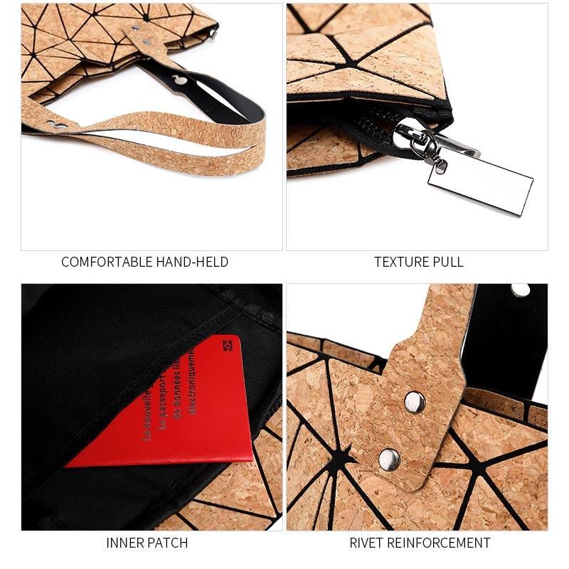 Diamante Geometric Cork Purse - Granola Child