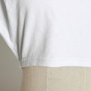 Cap Sleeve Crop Top stitching details
