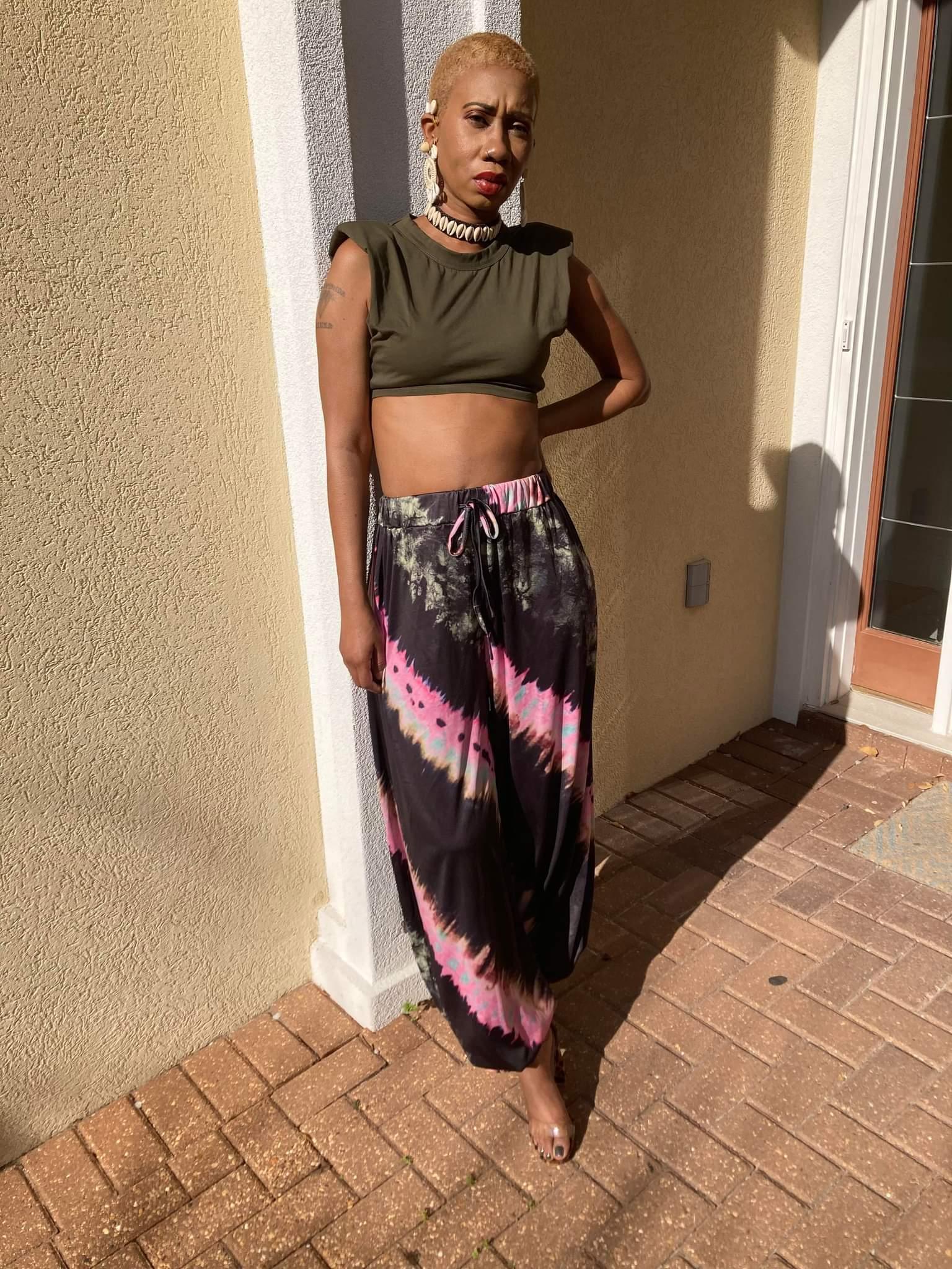 Cap Sleeve Crop Top T Shirt in Green - Granola Child